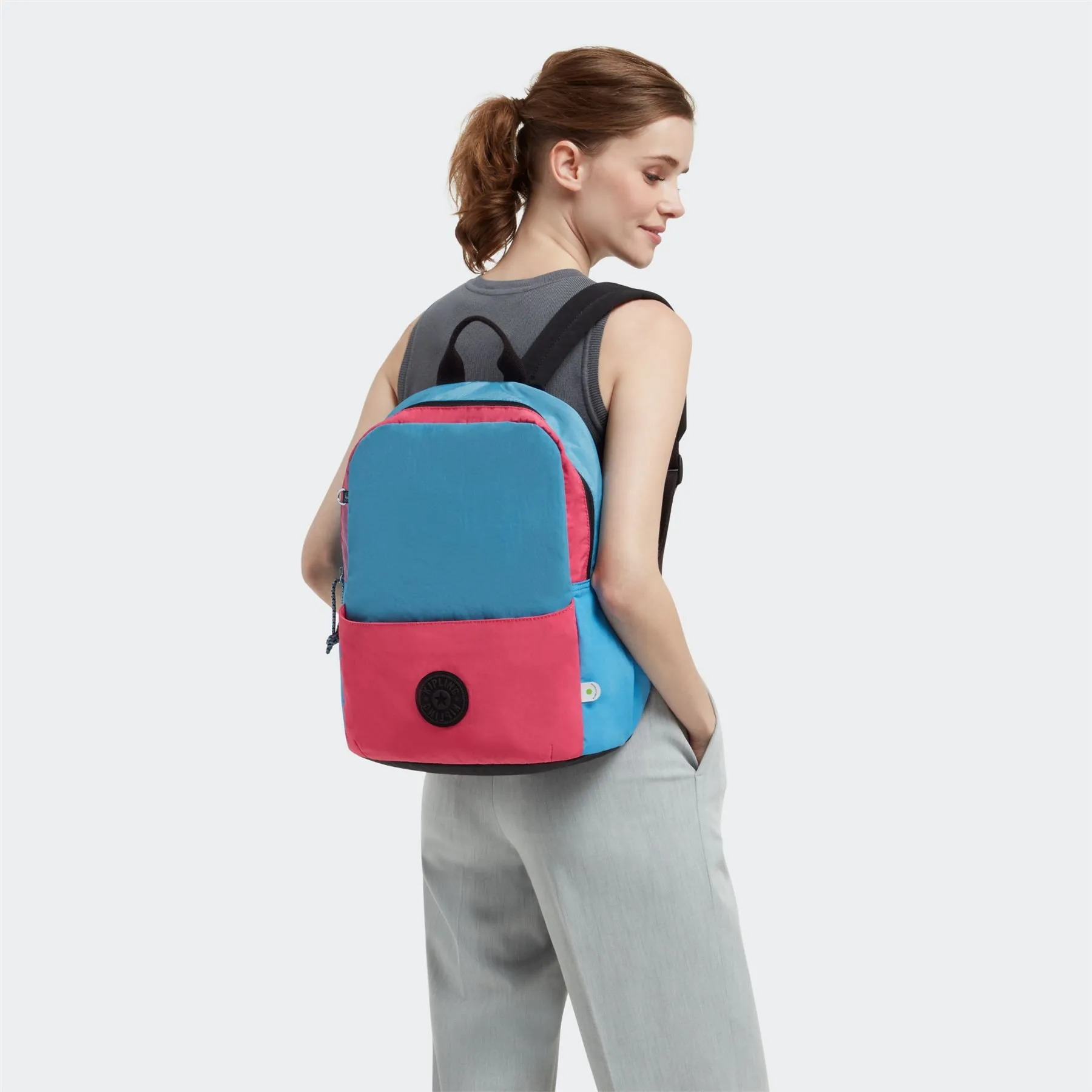 Kipling Sonnie Upcycled Laptop Backpack