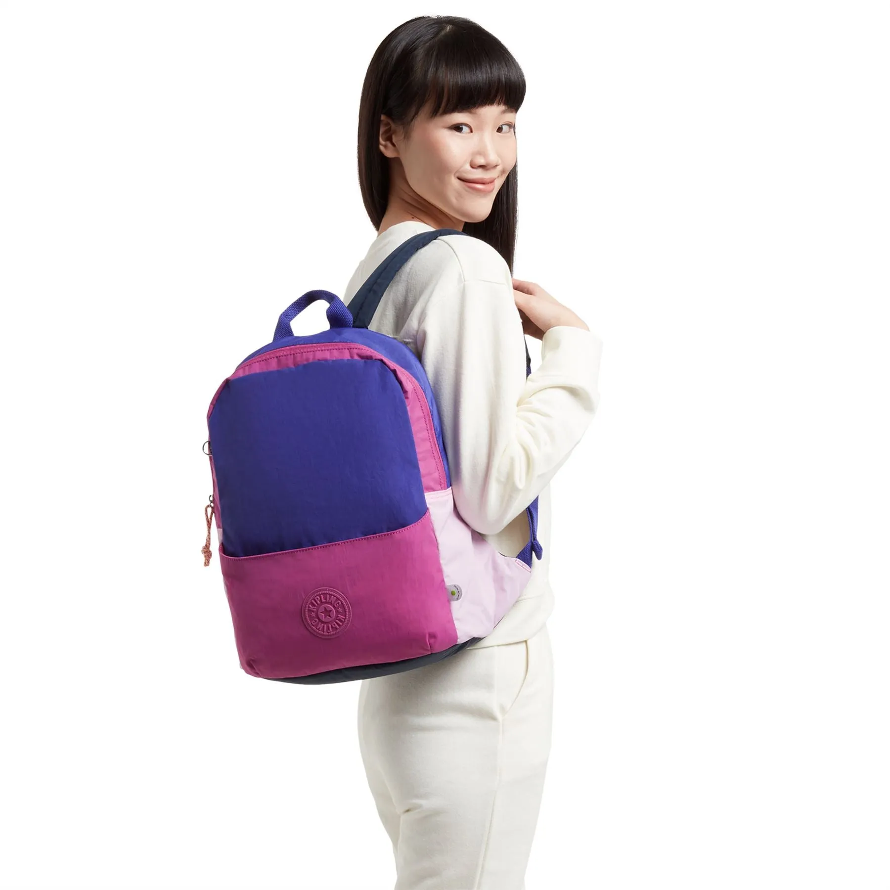 Kipling Sonnie Upcycled Laptop Backpack