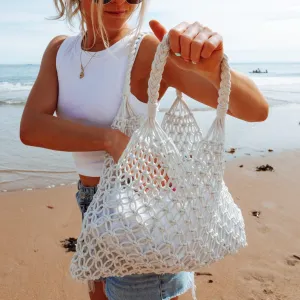 Macrame Tote Bag | Handmade | 100% Cotton Cord