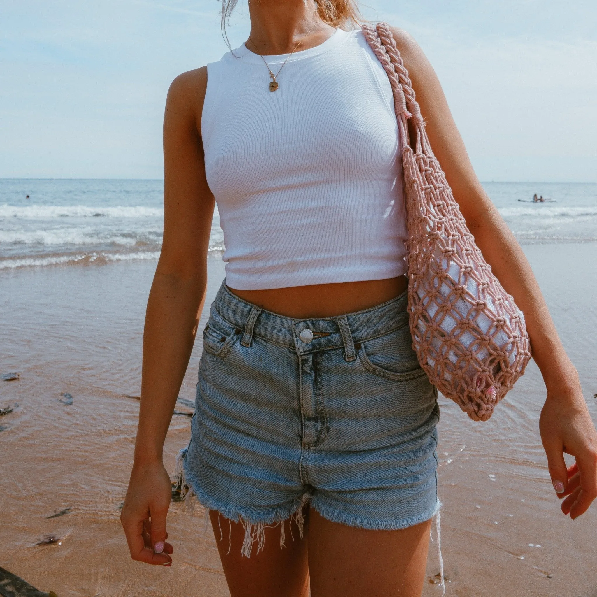 Macrame Tote Bag | Handmade | 100% Cotton Cord