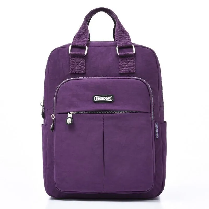 Multifunction Nylon Anti Theft Women Backpacks