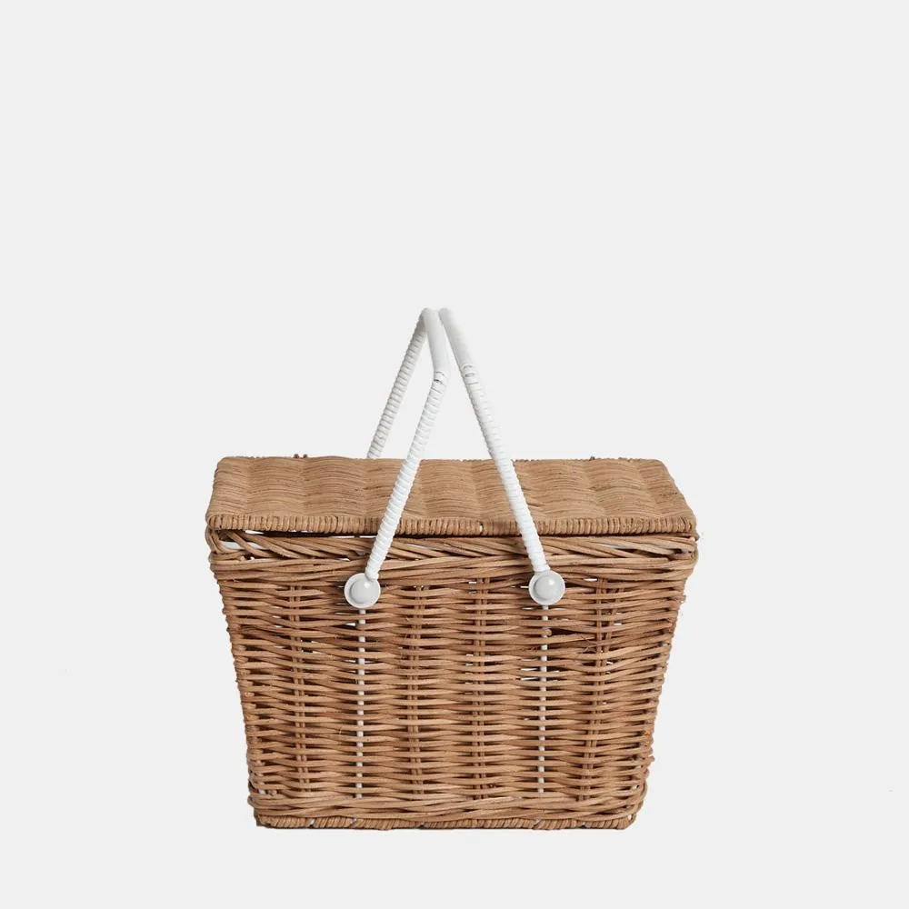 Olli Ella Rattan Piki Basket - Natural