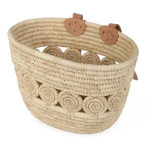 Palm Leaf Bike Basket