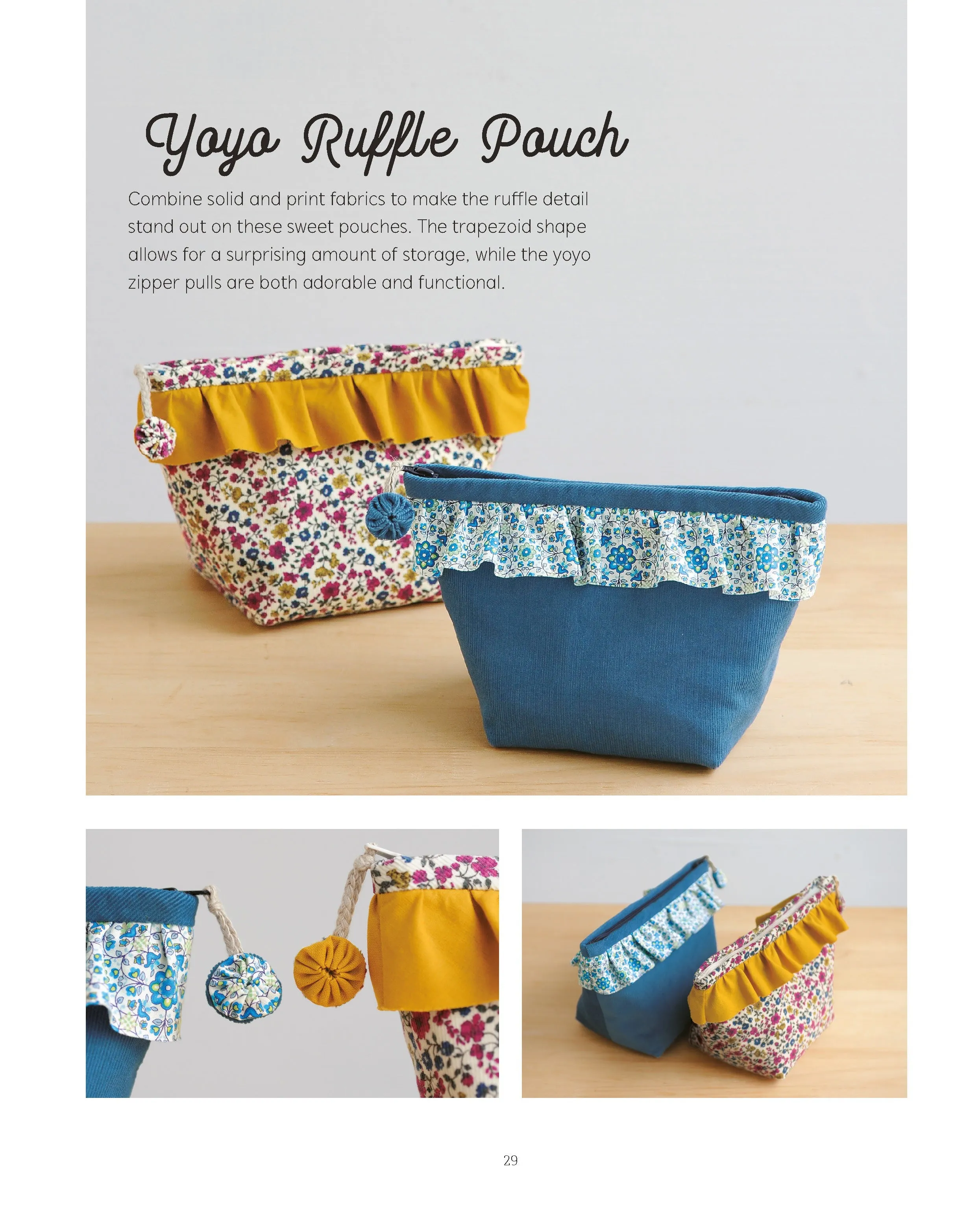 PATTERN BOOK, The Zipper Pouch Book   Zippers