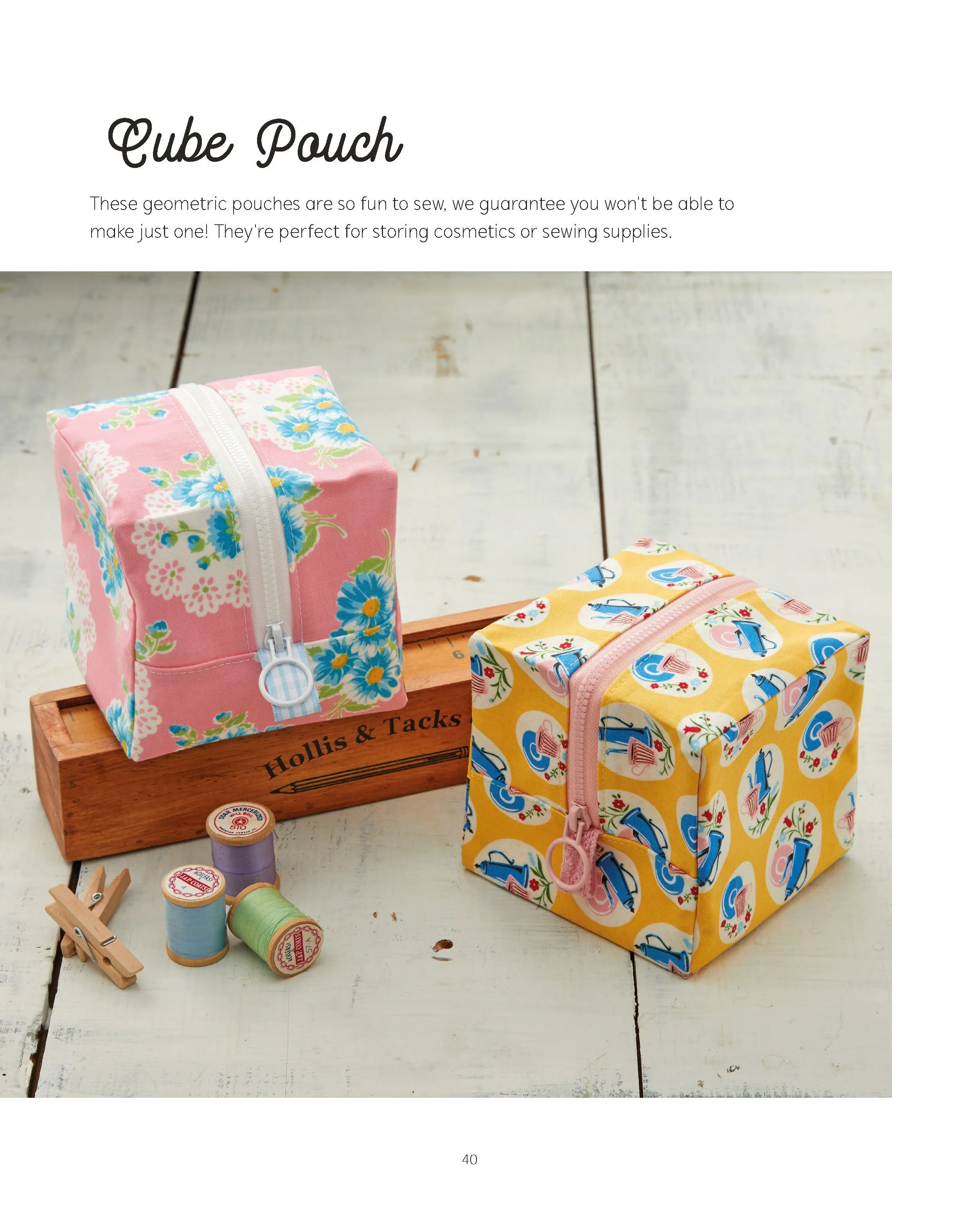 PATTERN BOOK, The Zipper Pouch Book   Zippers