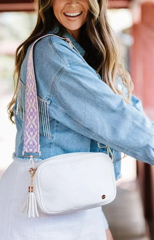 Pebbled Vegan Leather Crossbody