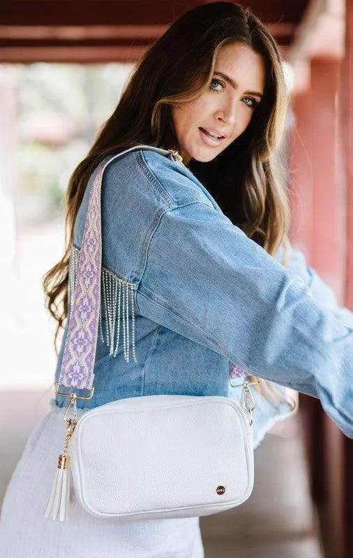 Pebbled Vegan Leather Crossbody