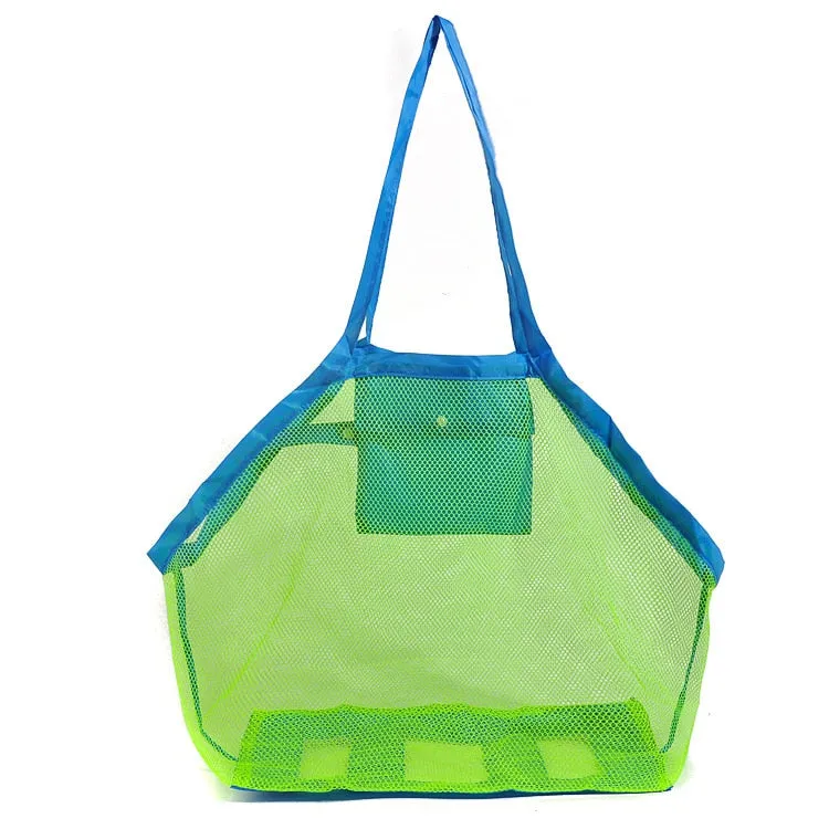 Portable Mesh Beach Toy Bag Children Toy Storage Totes