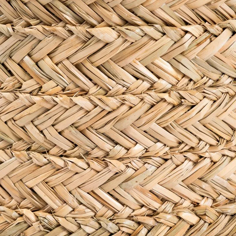 Rectangular Seagrass Basket with Loop Handle