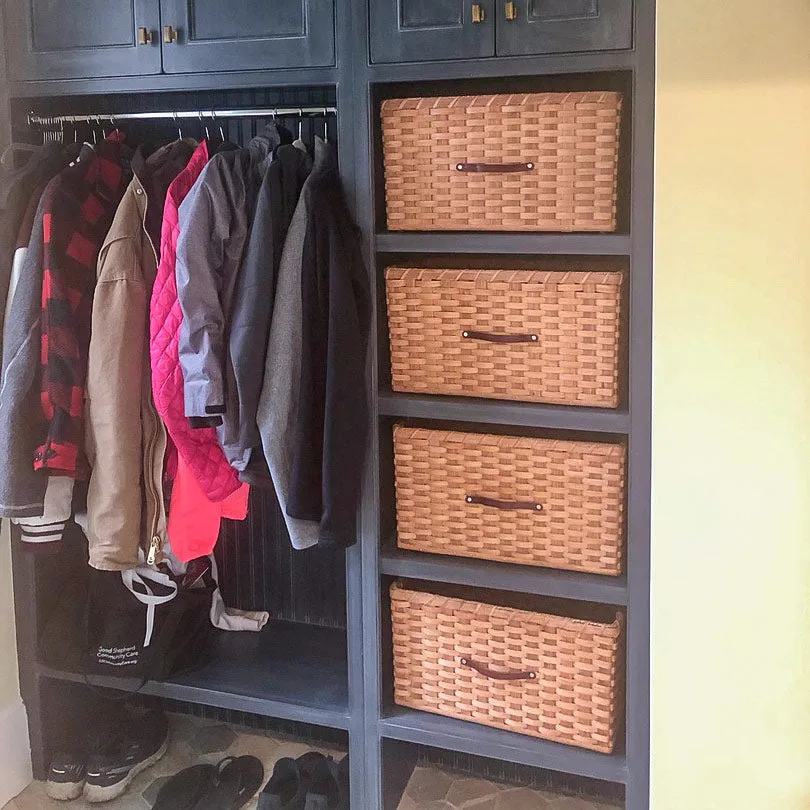 Rectangular Wicker Baskets | Custom Woven Storage Baskets By Size