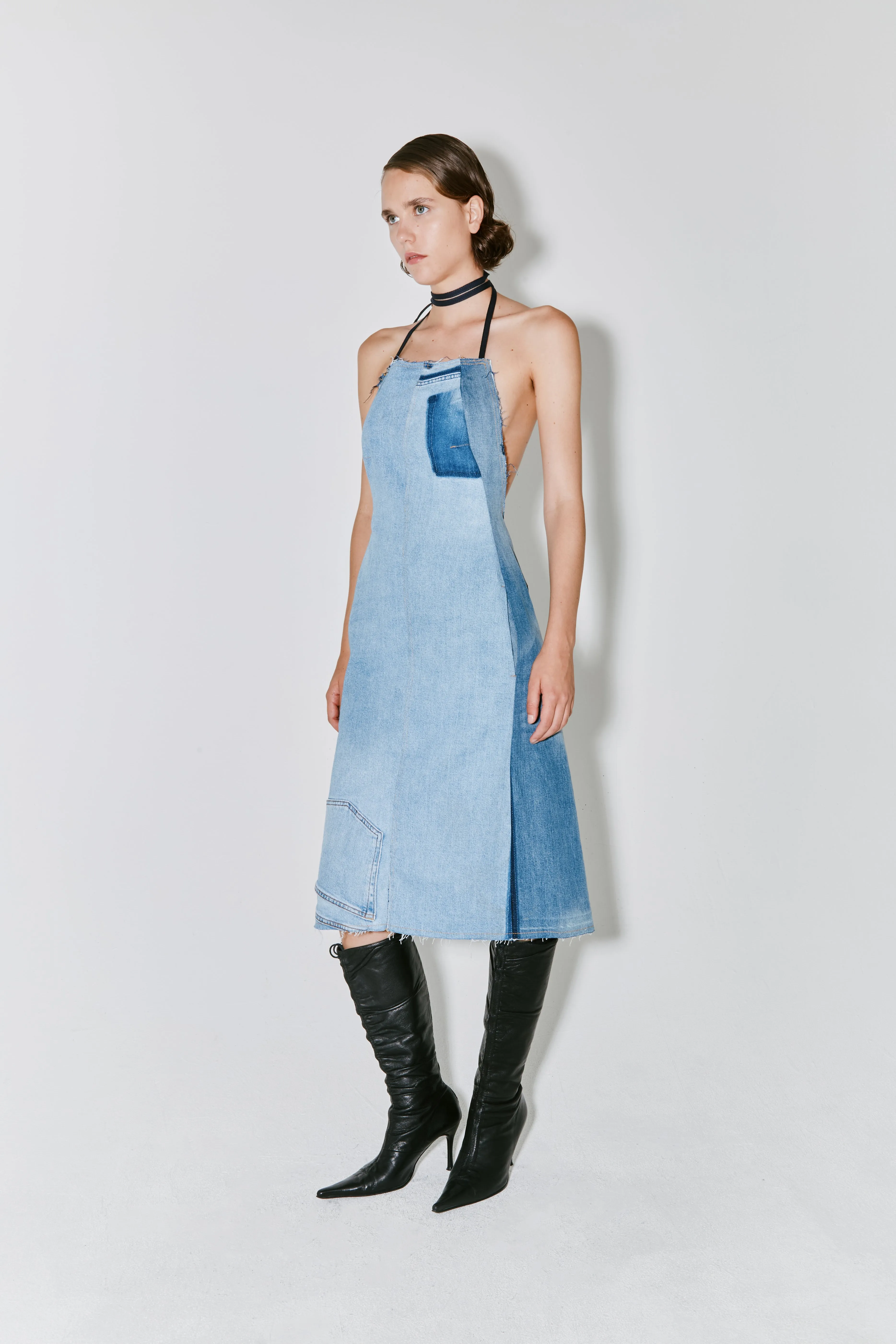 RORA dress upcycled denim