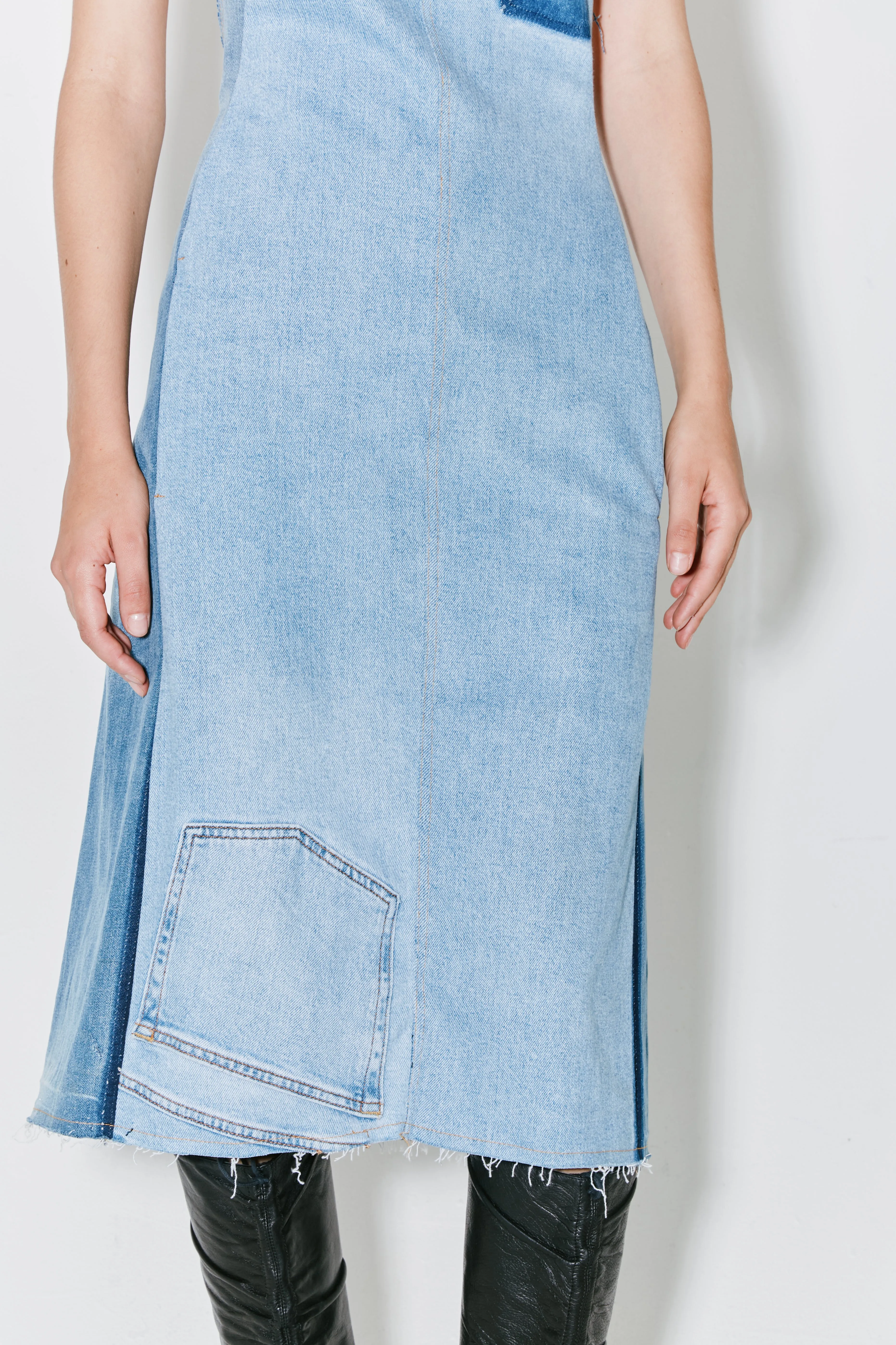RORA dress upcycled denim