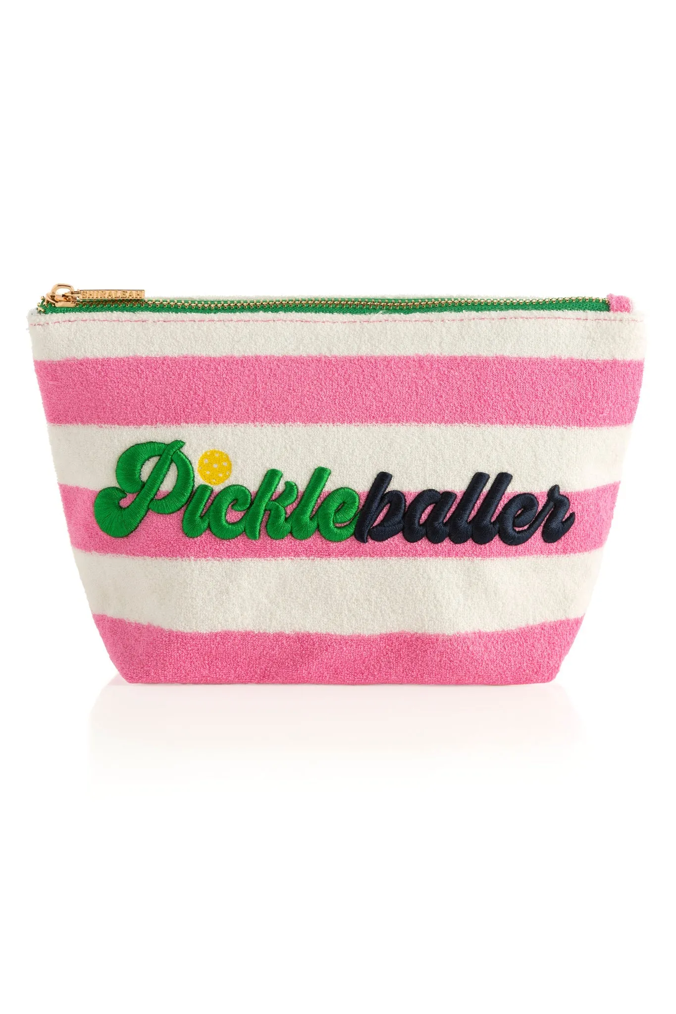 Shiraleah "Pickleballer" Zip Pouch, Pink