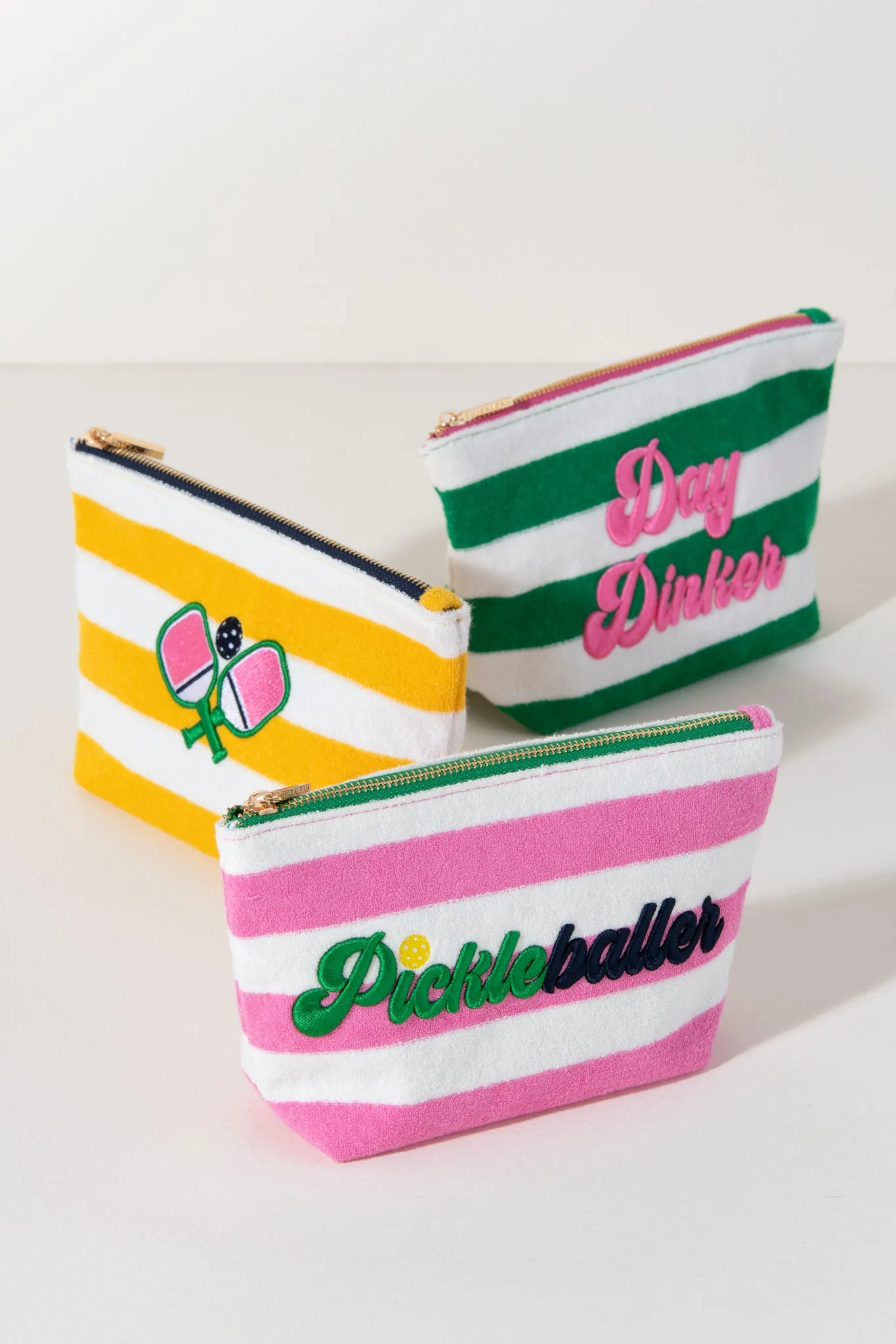 Shiraleah "Pickleballer" Zip Pouch, Pink
