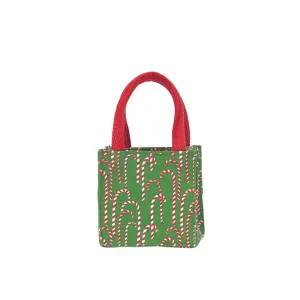 Small Itsy Bitsy Gift Bag - Candy Canes
