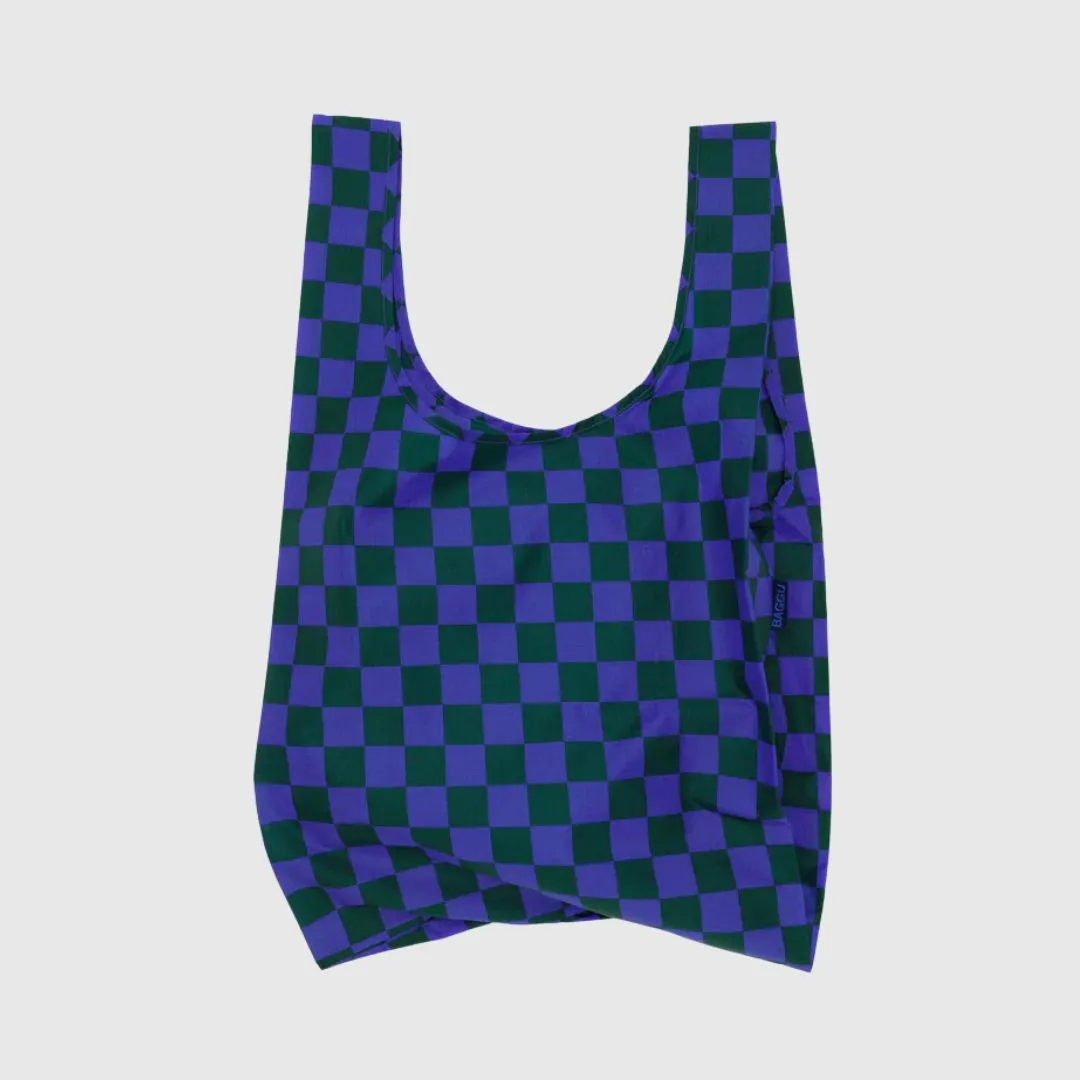 Standard Baggu (Iris Green Check)