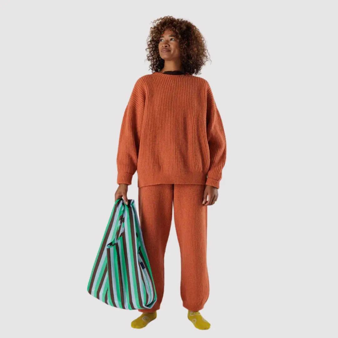 Standard Baggu (Mint 90'S Stripe)