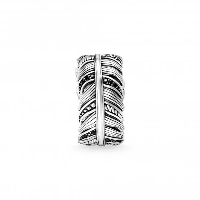 Thomas Sabo Feather Pavé Unisex Ring TR2159-643-11
