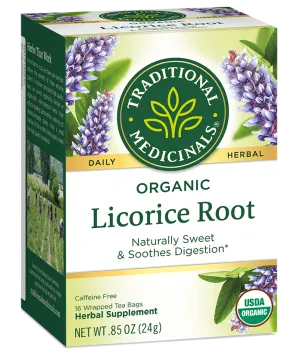Traditional Medicinals Licorice Root Tea (16 Bags)