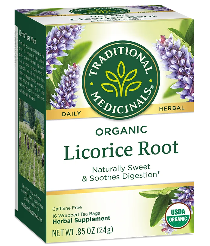 Traditional Medicinals Licorice Root Tea (16 Bags)