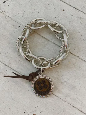 UPCYCLED LARGE LINK SILVER BRACELET