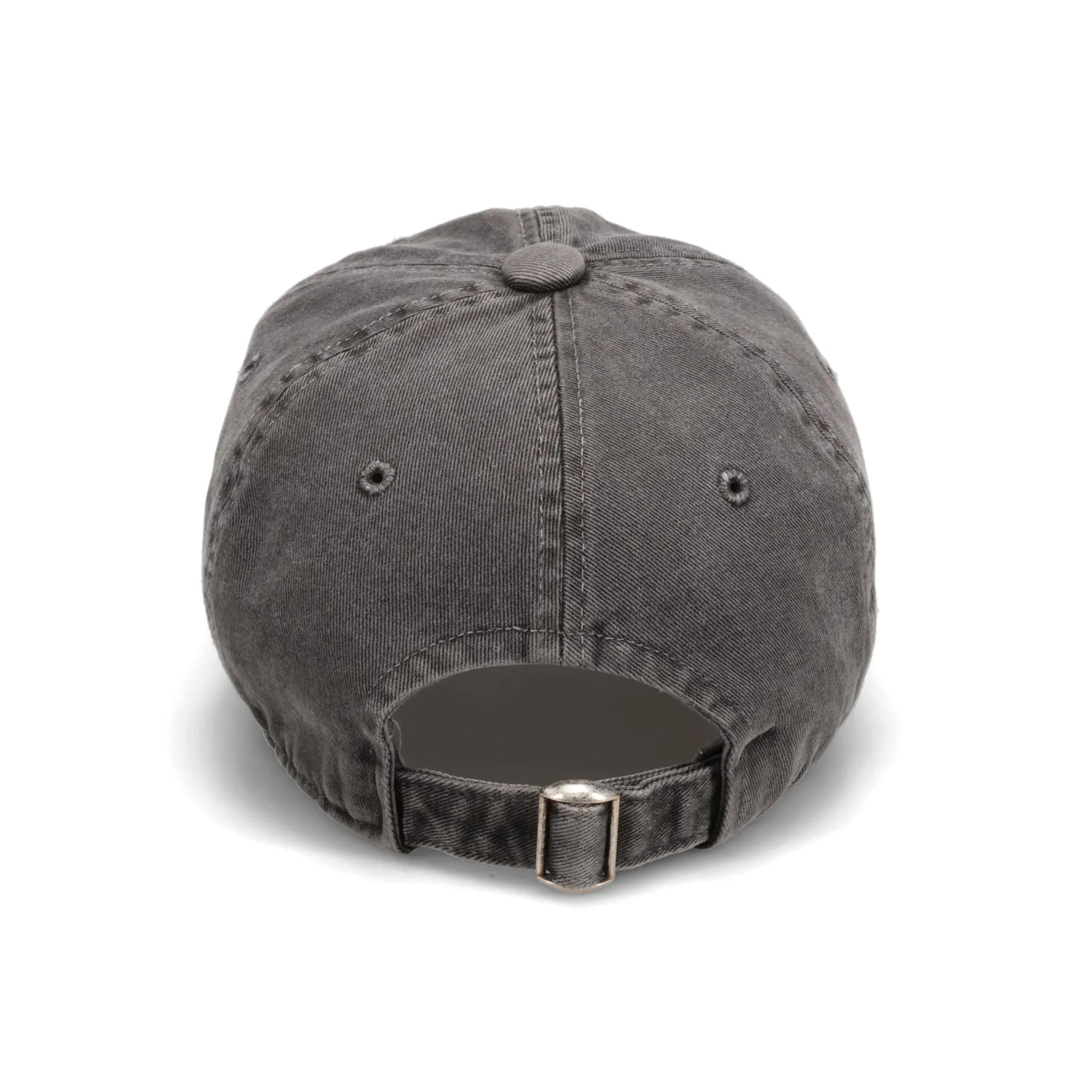 UPCYCLED PEARL PIERCED BASEBALL CAP / GREY